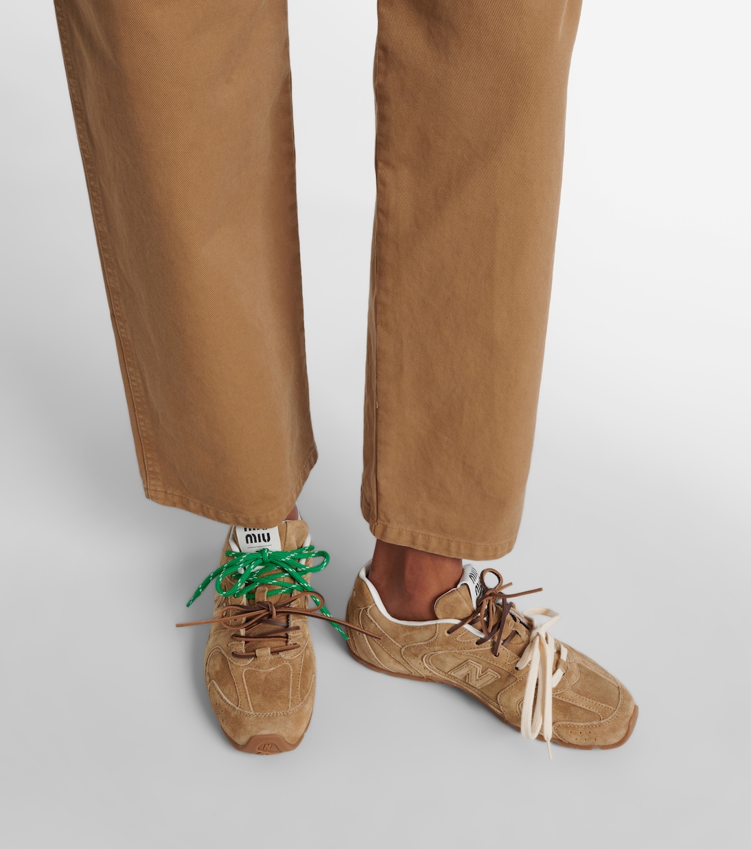 x New Balance 530 SL suede sneakers | Miu Miu