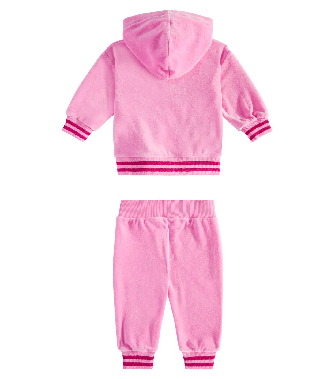 Baby hooded cotton-blend tracksuit | Moschino Kids