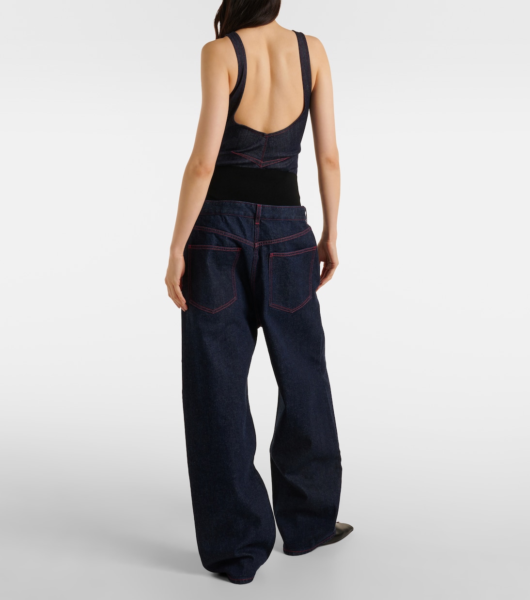 Low-rise wide-leg jeans | Alaïa