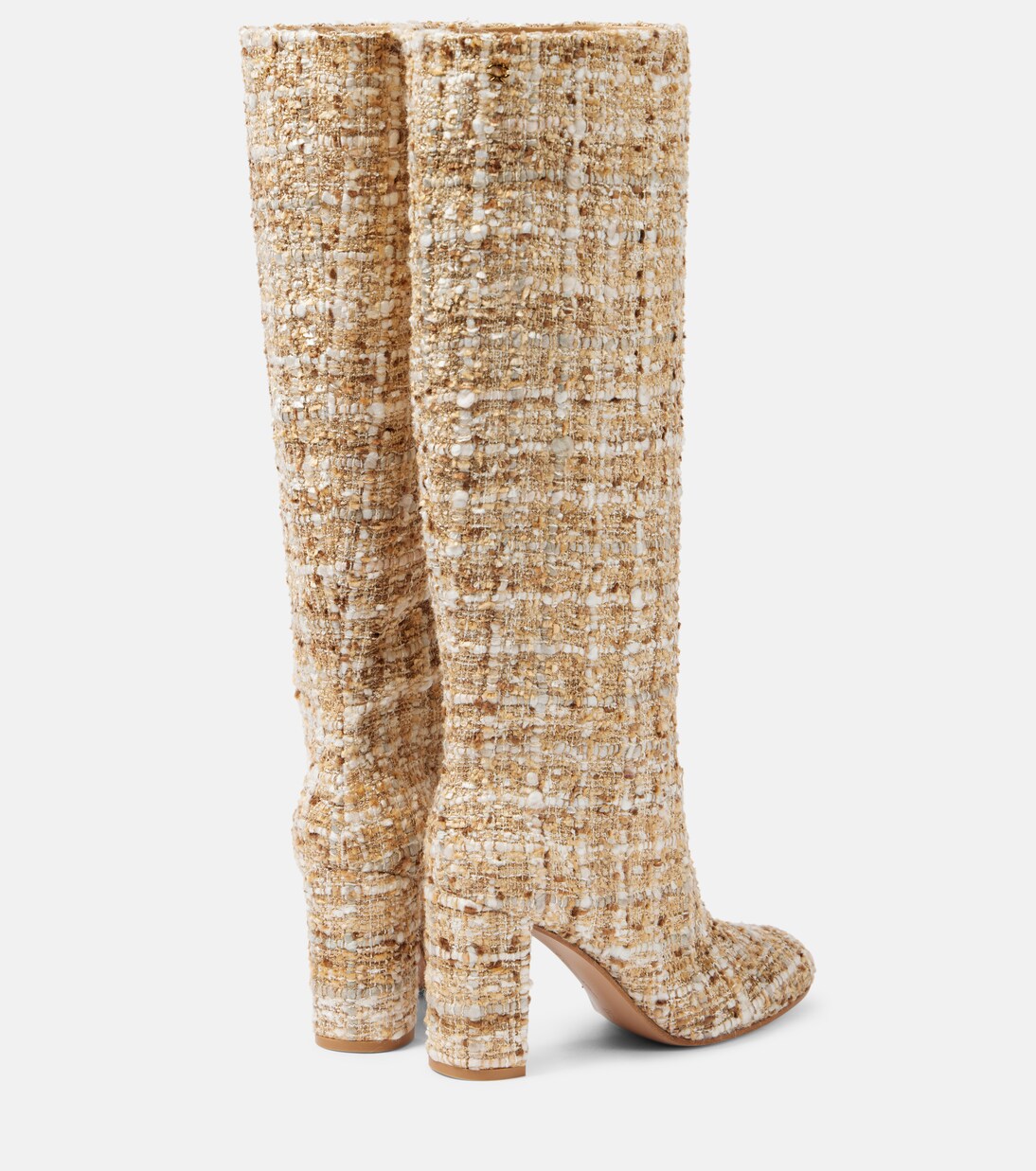 Stiefel aus Bouclé | Gianvito Rossi