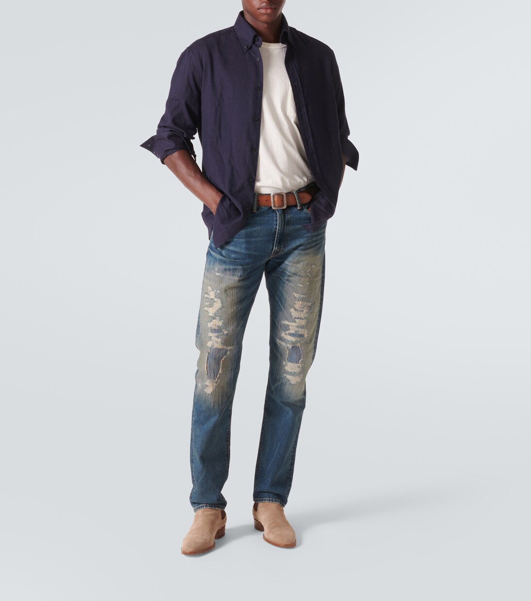 Set di 2 T-shirt in jersey di cotone | RRL