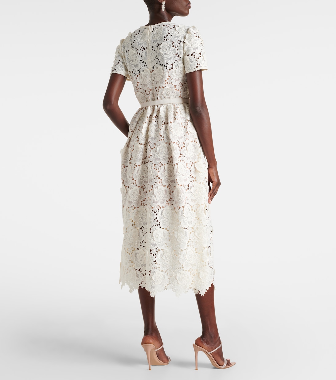 Midikleid aus Spitze | Self-Portrait