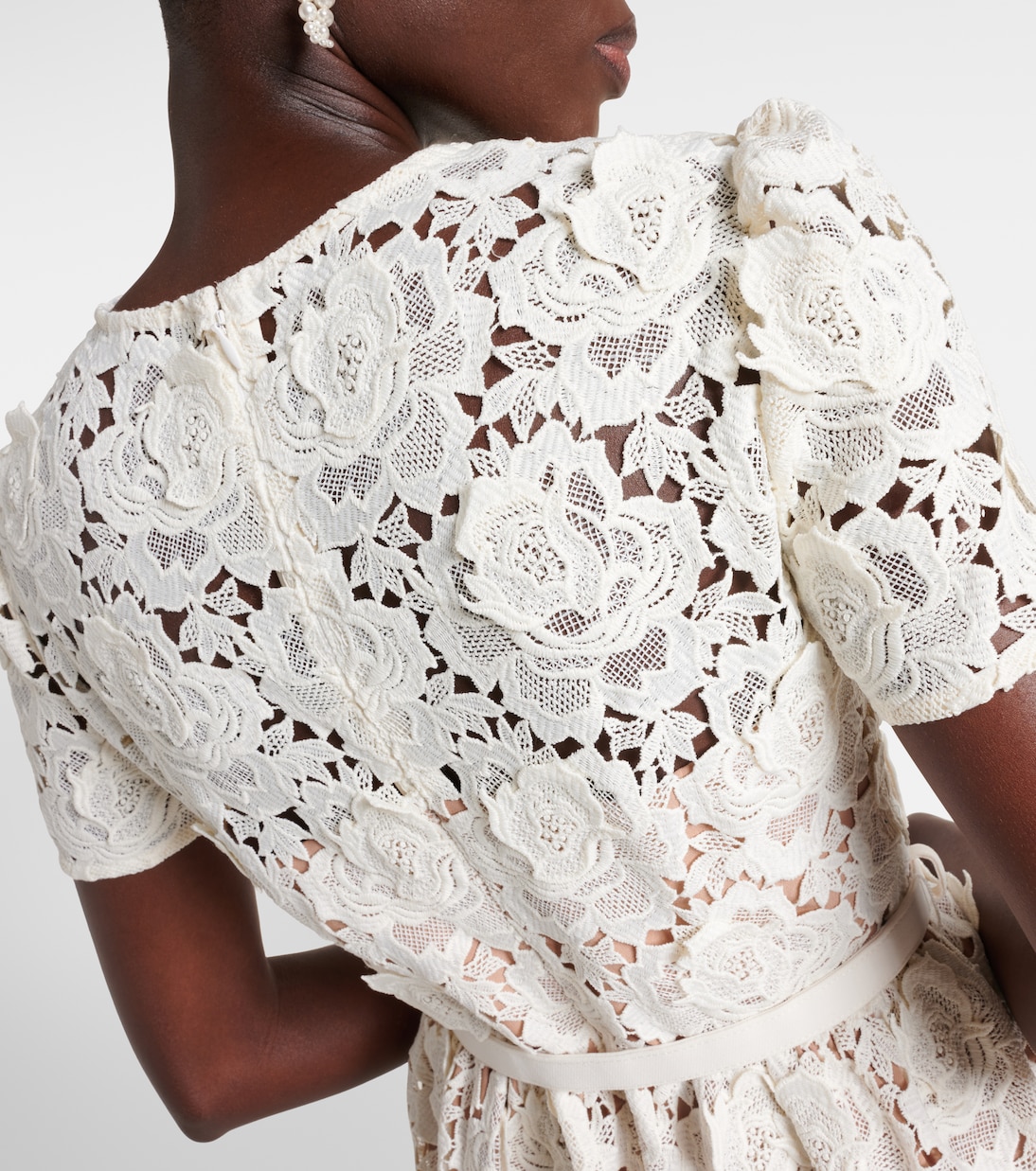 Midikleid aus Spitze | Self-Portrait