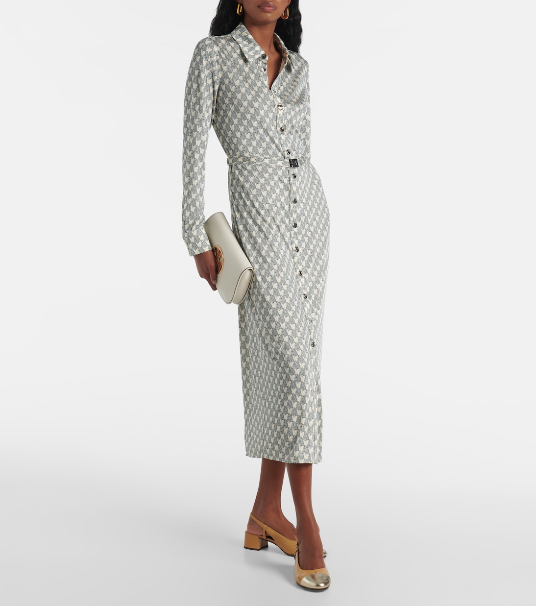 Printed shirt dress | Tory Burch