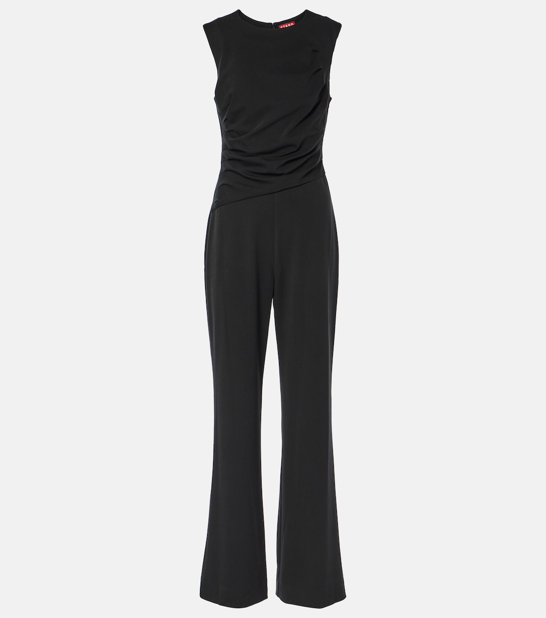 Jagger draped jersey jumpsuit | Staud