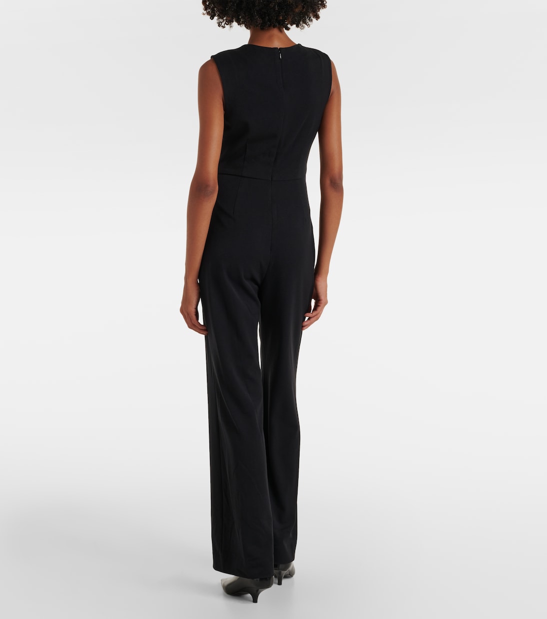 Jagger draped jersey jumpsuit | Staud