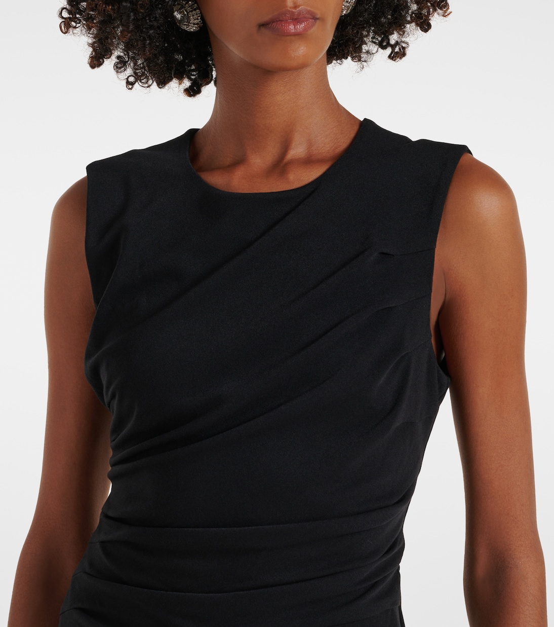 Jagger draped jersey jumpsuit | Staud