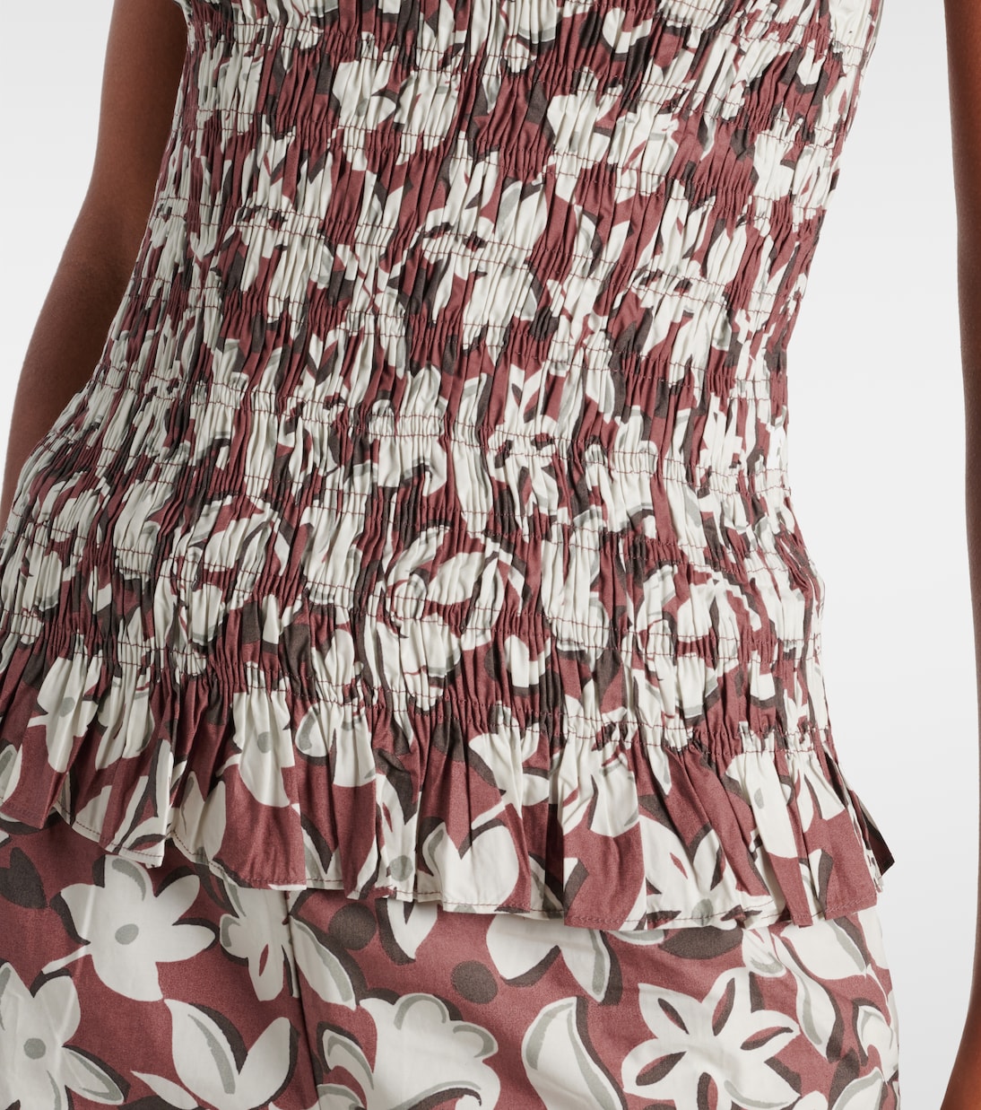 Bedrucktes Top Lucie aus Baumwolle | Faithfull