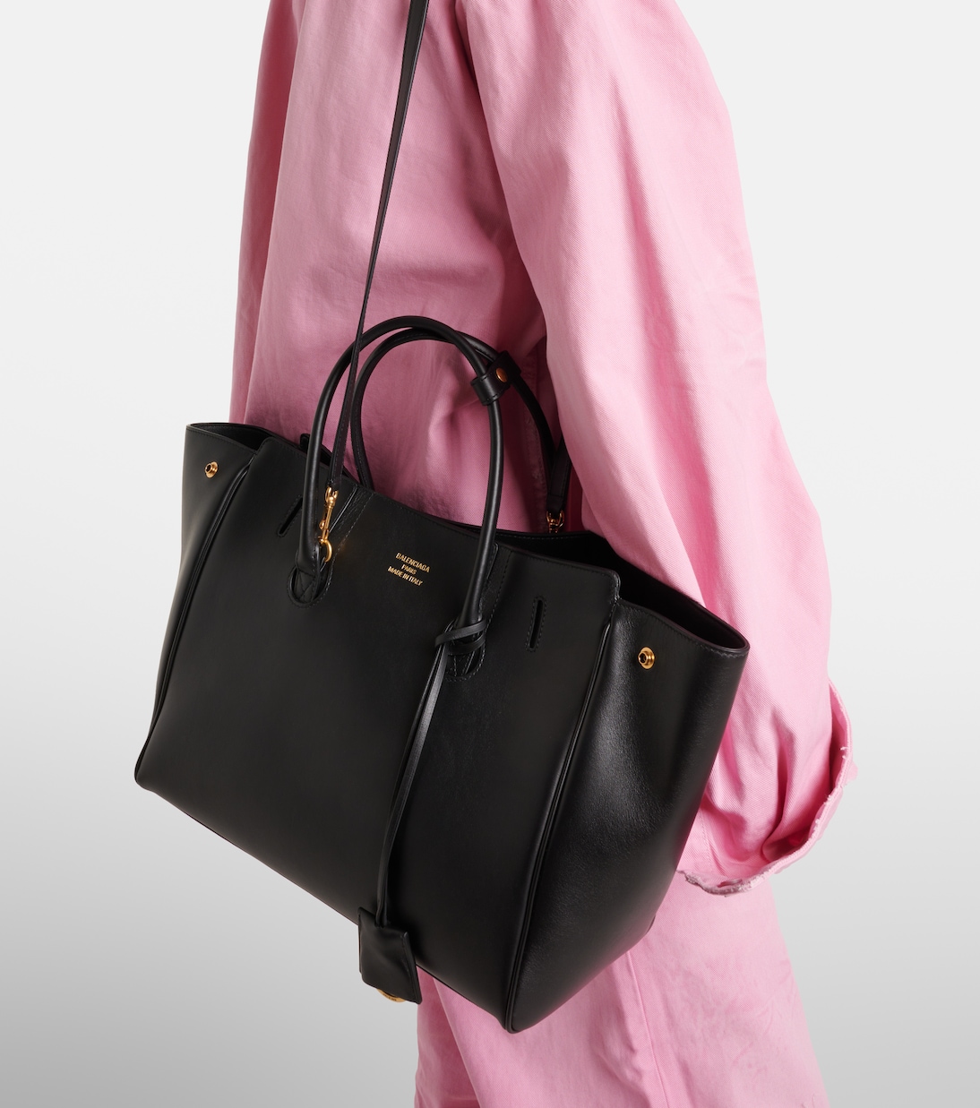 Hamptons Small leather tote bag | Balenciaga
