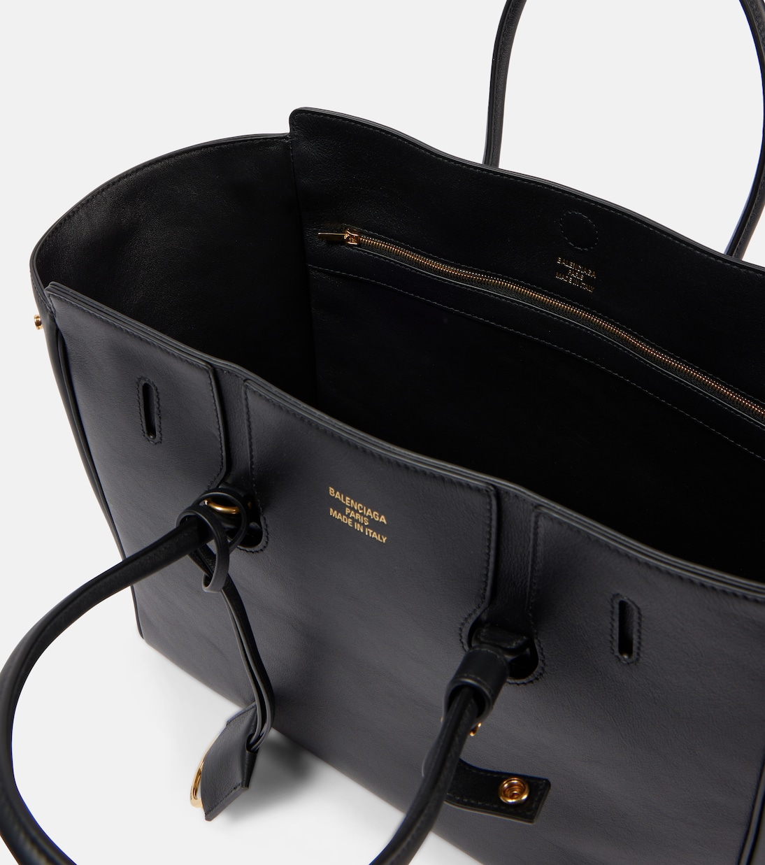 Hamptons Small leather tote bag | Balenciaga