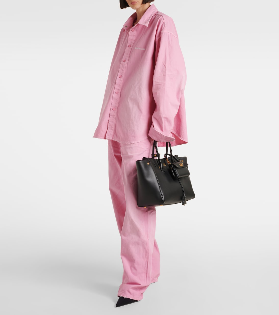 Hamptons Small leather tote bag | Balenciaga