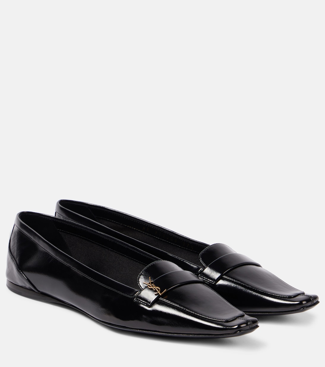 Poppy leather ballet flats | Saint Laurent