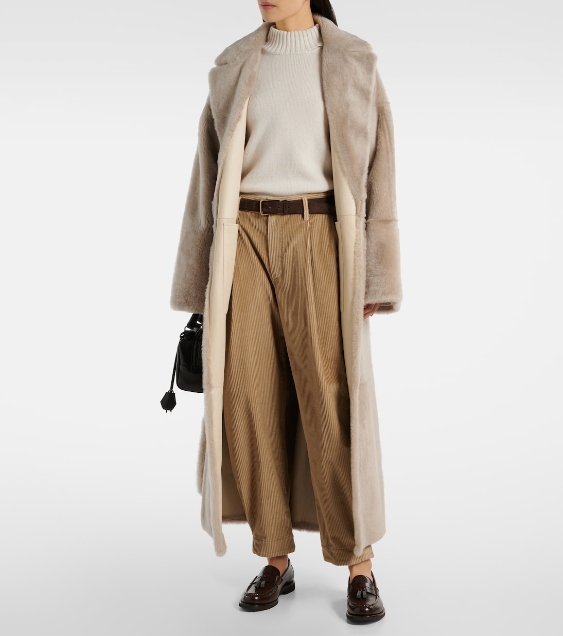 High-Rise-Hose aus Baumwolle | Brunello Cucinelli