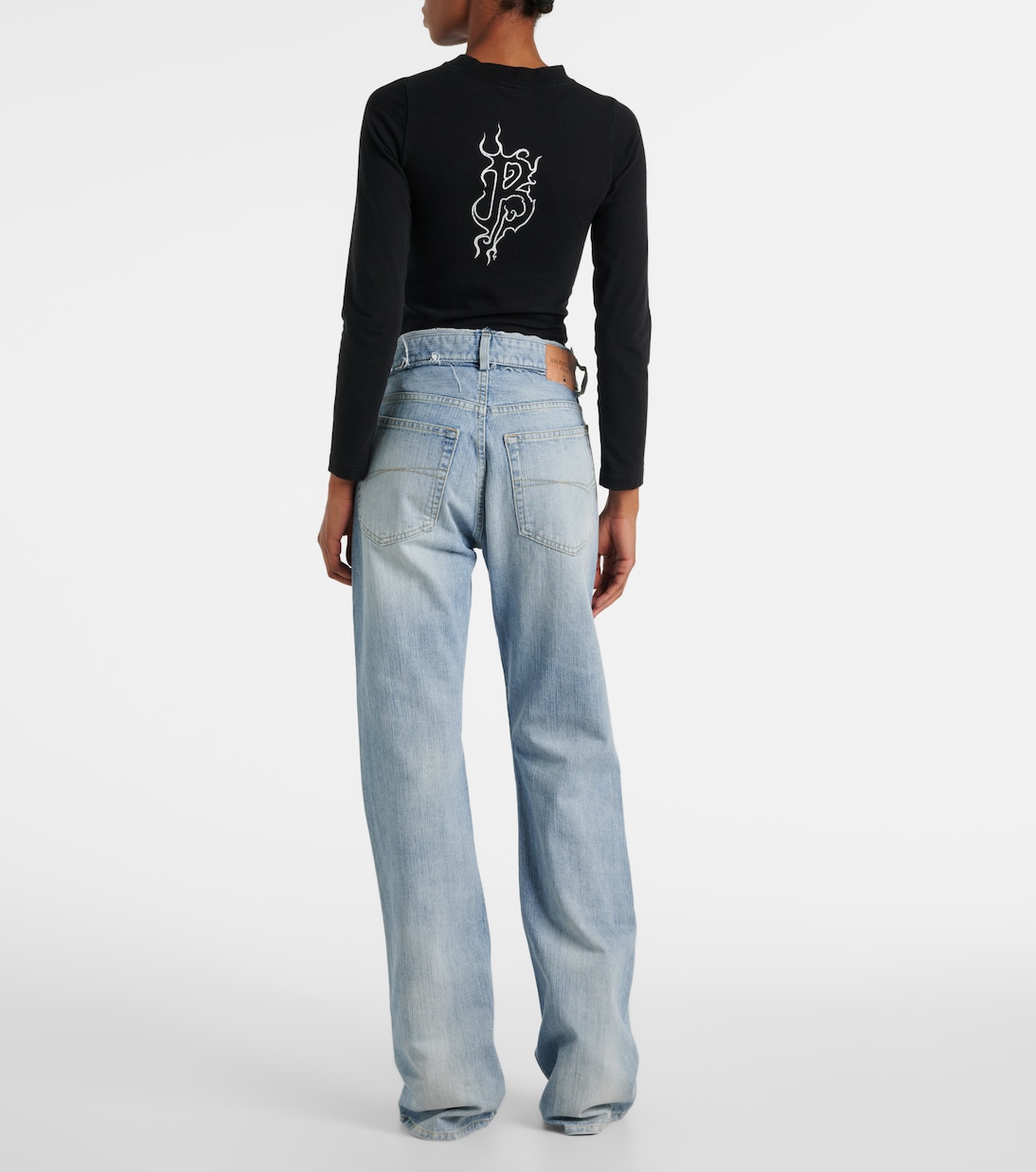 Jeans regular a vita bassa | Balenciaga