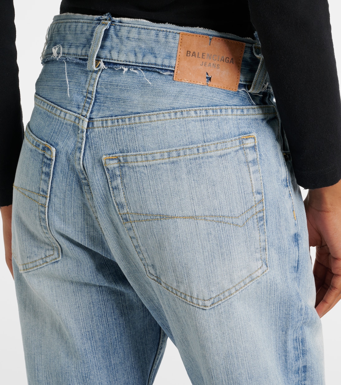 Jeans regular a vita bassa | Balenciaga