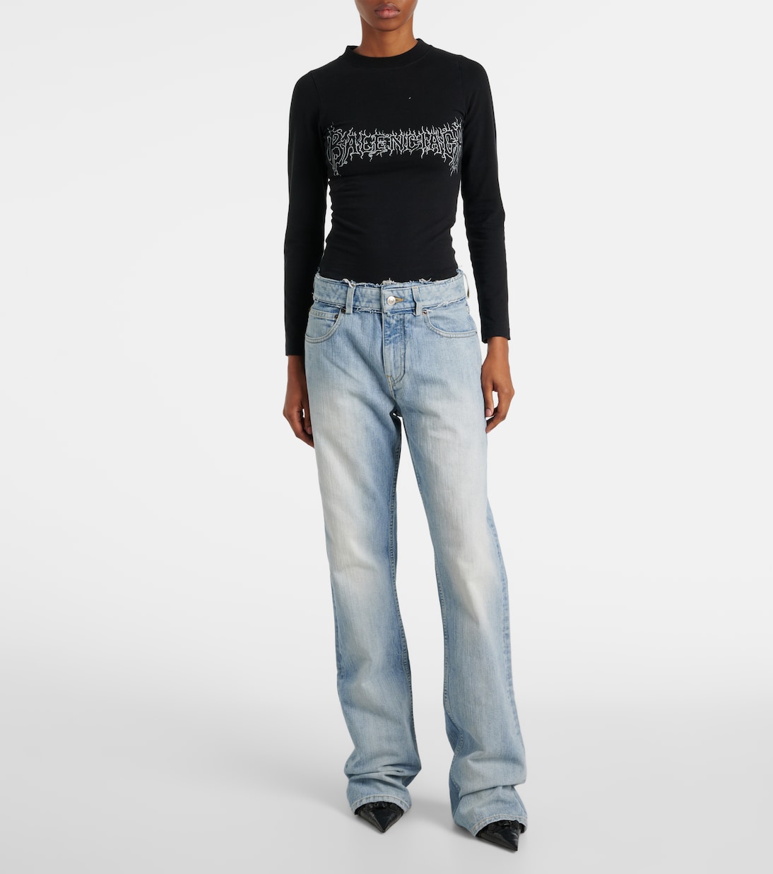 Jeans regular a vita bassa | Balenciaga