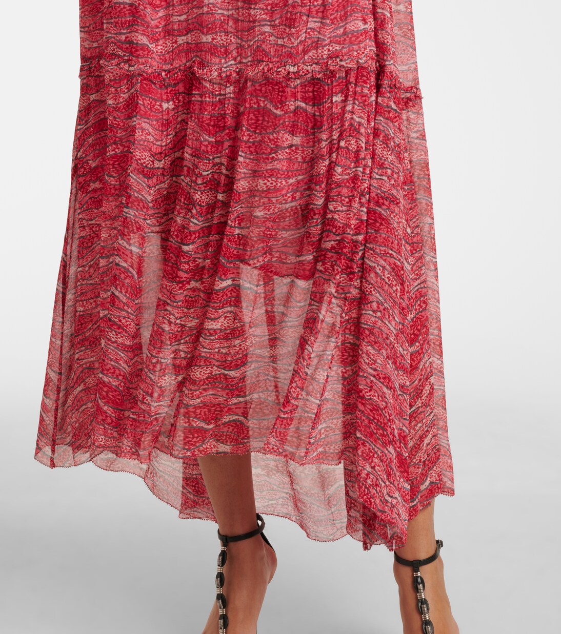 Abito midi Alita in chiffon | Marant Etoile