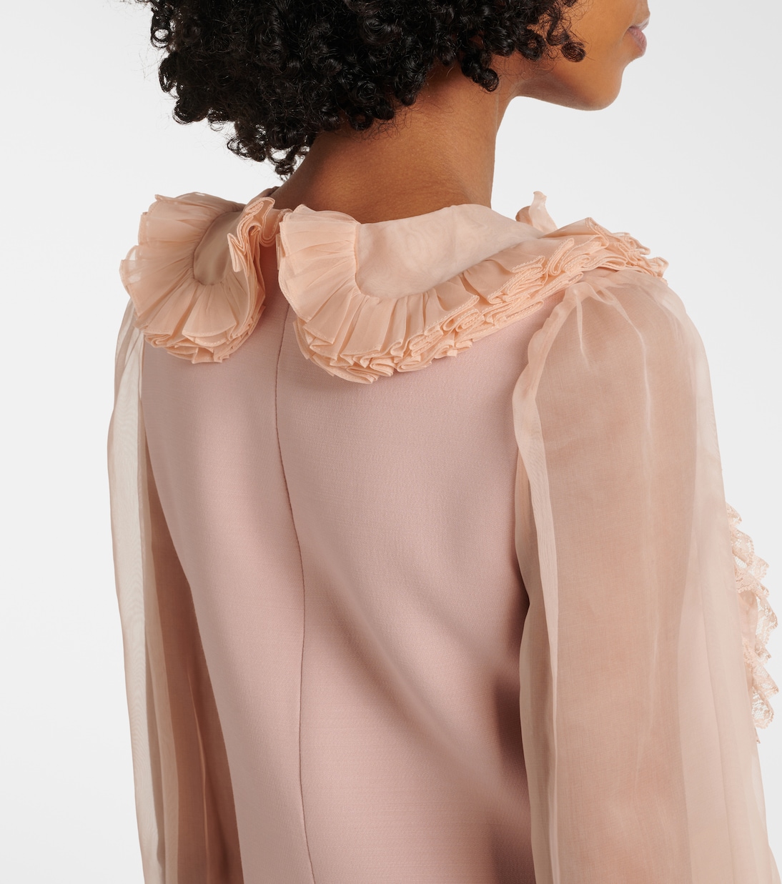 Crepe Couture embroidered minidress | Valentino