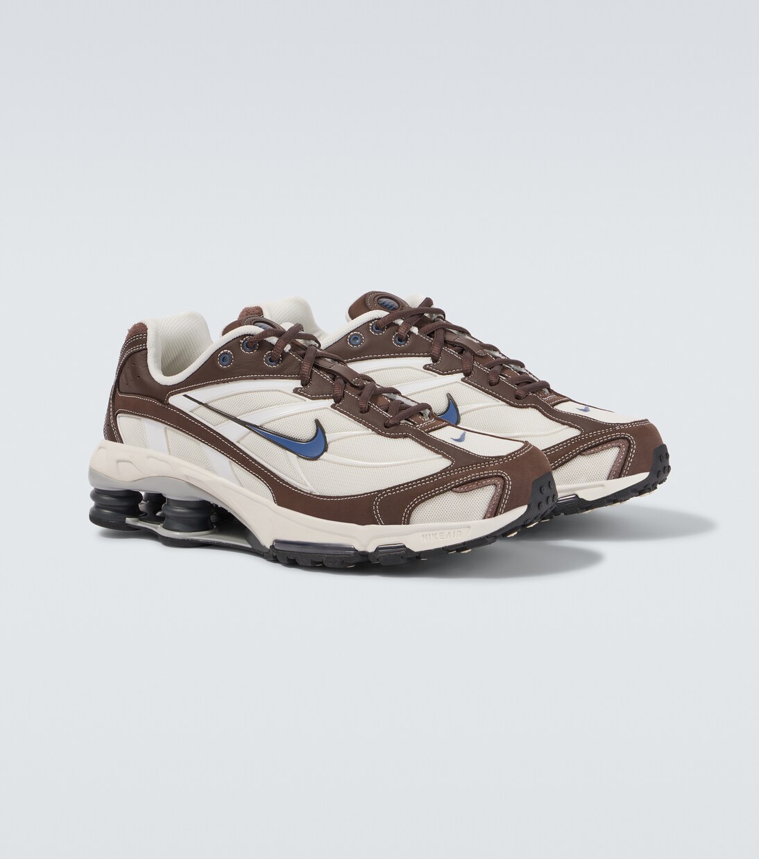 Shox Ride 2 leather-trimmed sneakers | Nike