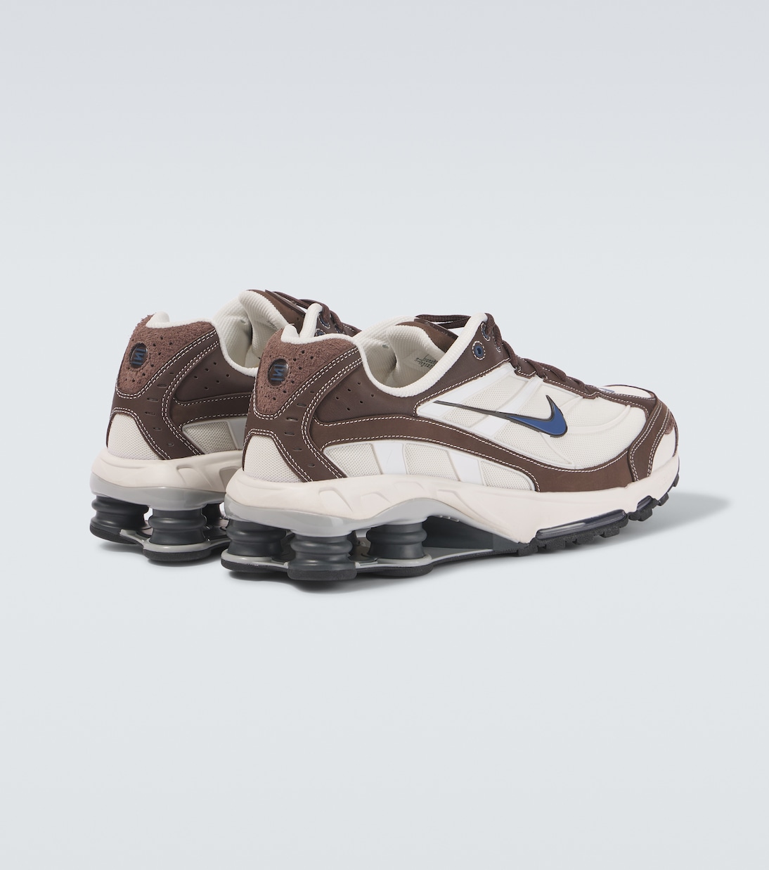 Shox Ride 2 leather-trimmed sneakers | Nike
