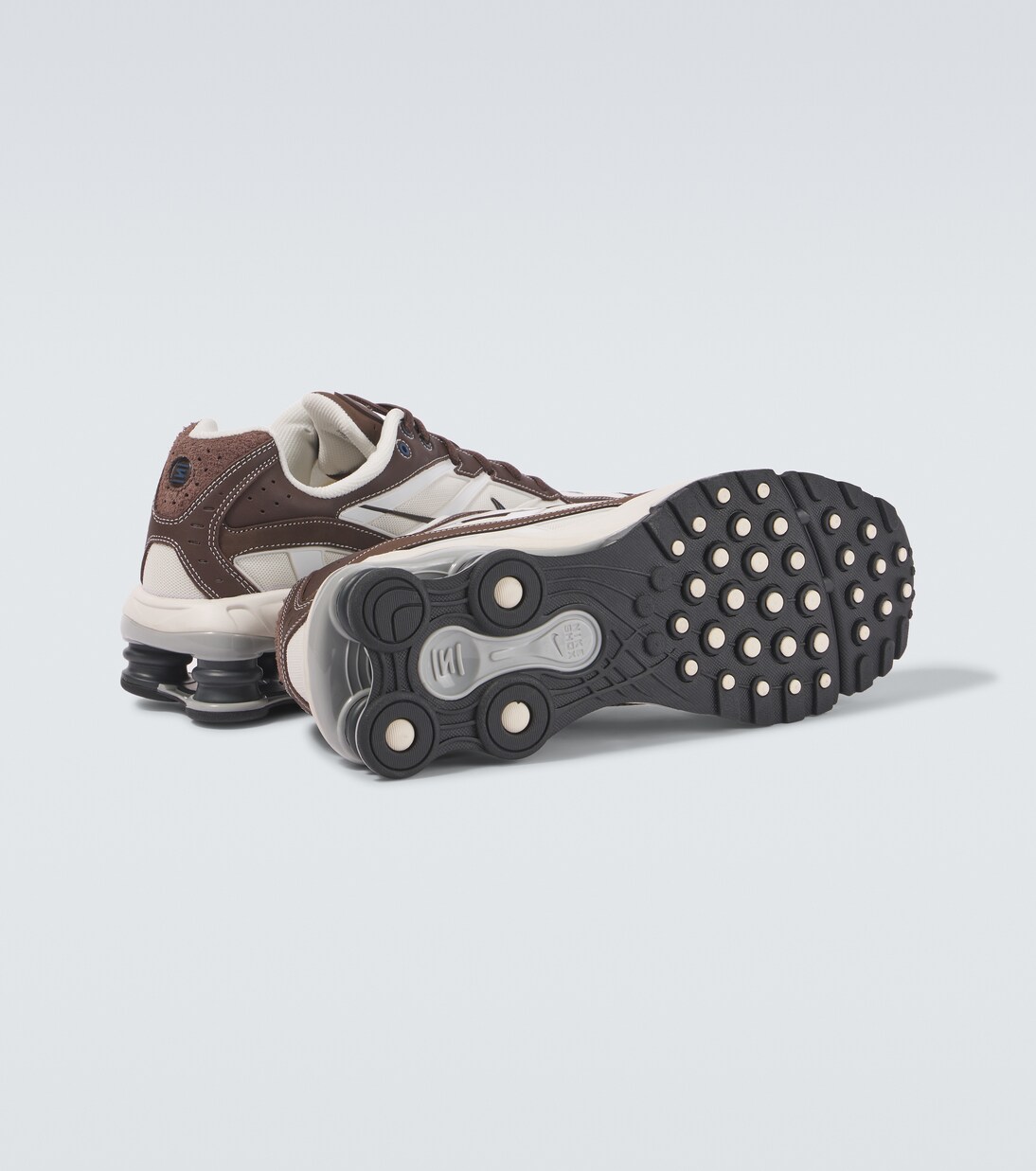 Shox Ride 2 leather-trimmed sneakers | Nike