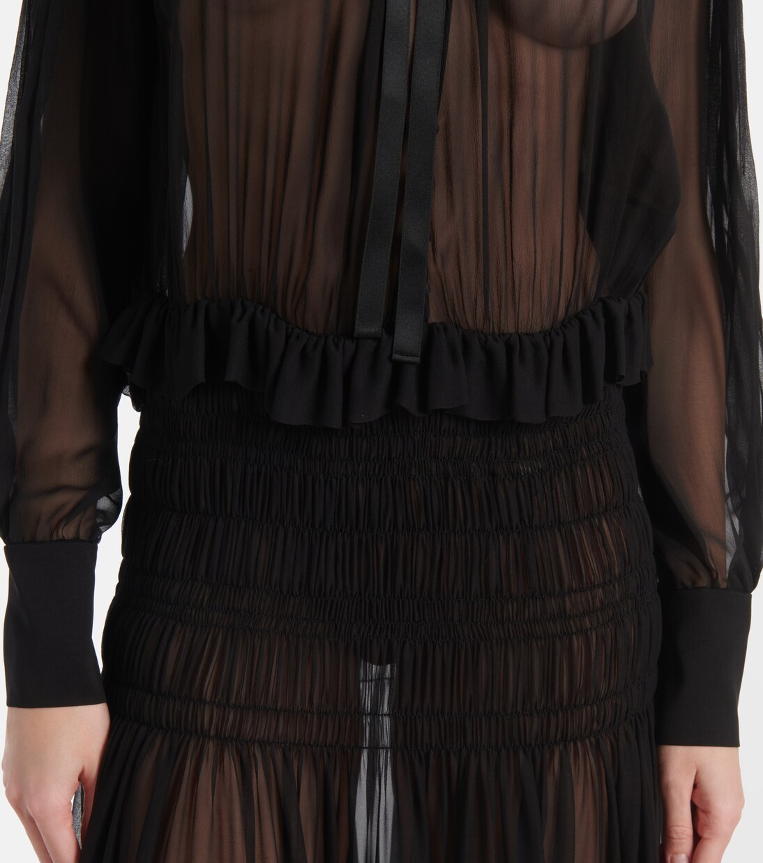 Silk gown | Saint Laurent