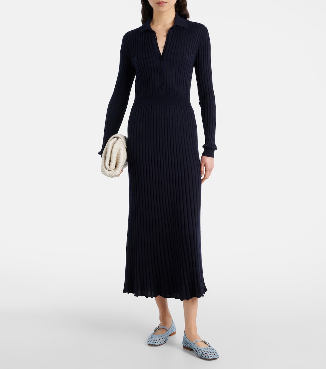 Paris woven leather ballet flats | Souliers Martinez