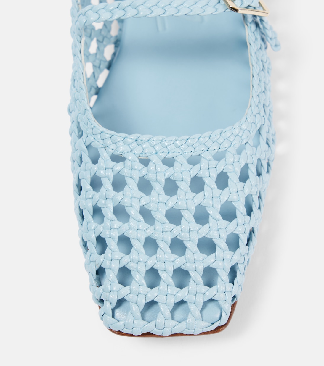 Paris woven leather ballet flats | Souliers Martinez