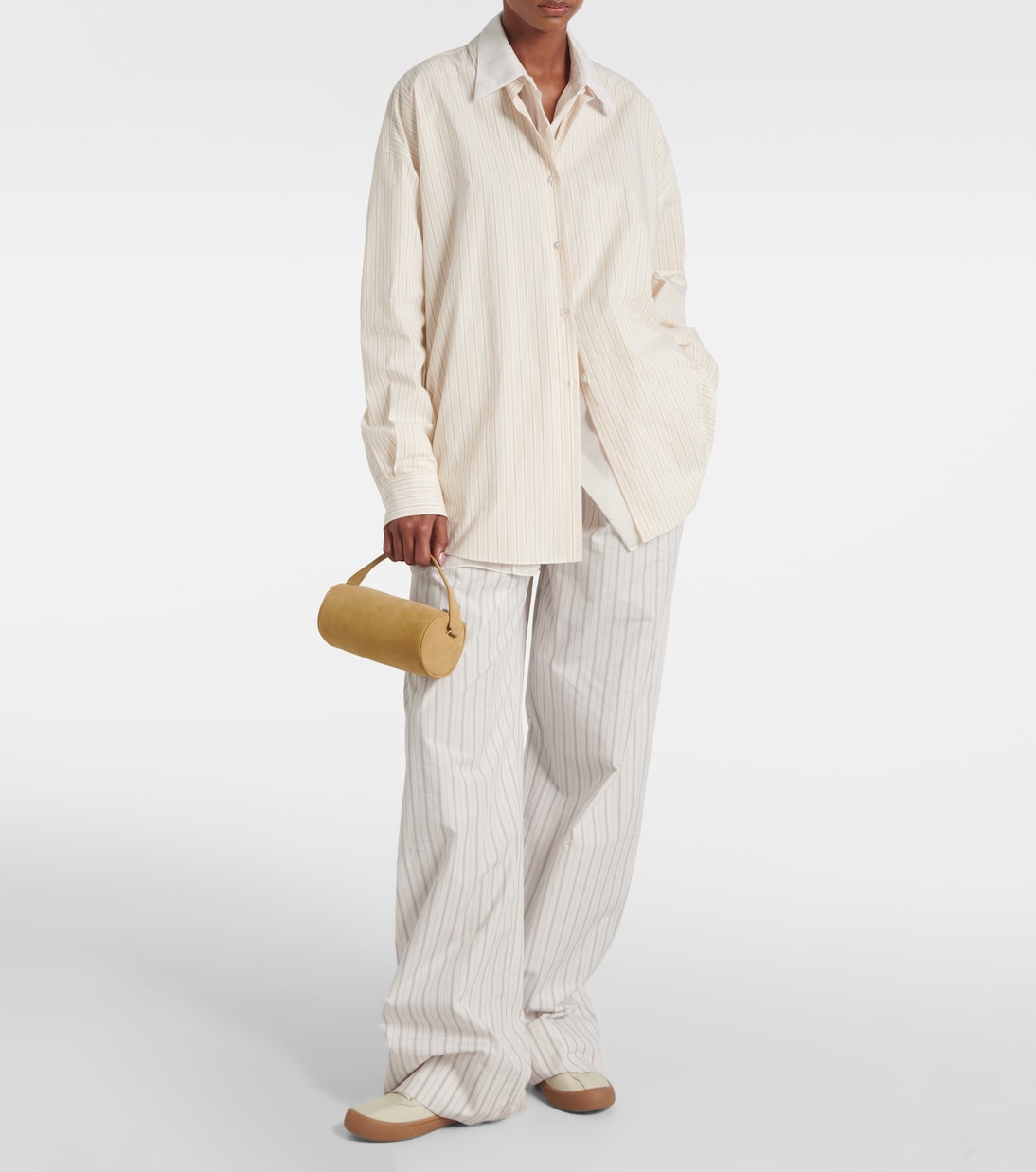 Sac Round 90's en daim | The Row