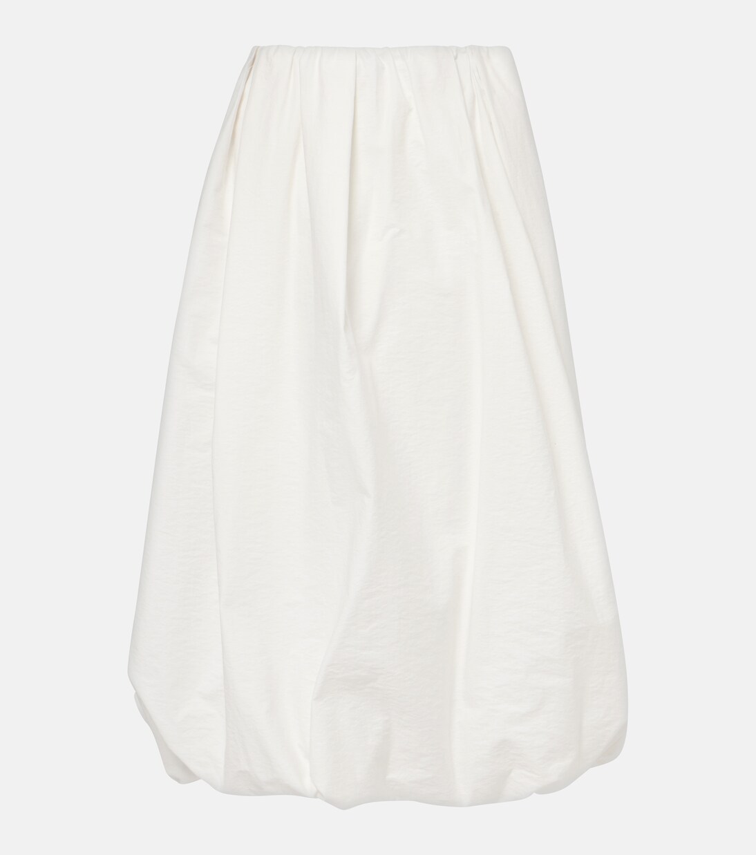 Cotton-blend midi skirt | Brunello Cucinelli