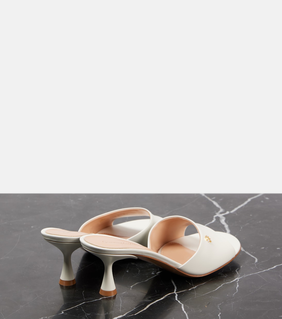 Pantoletten 55 aus Leder | Gianvito Rossi