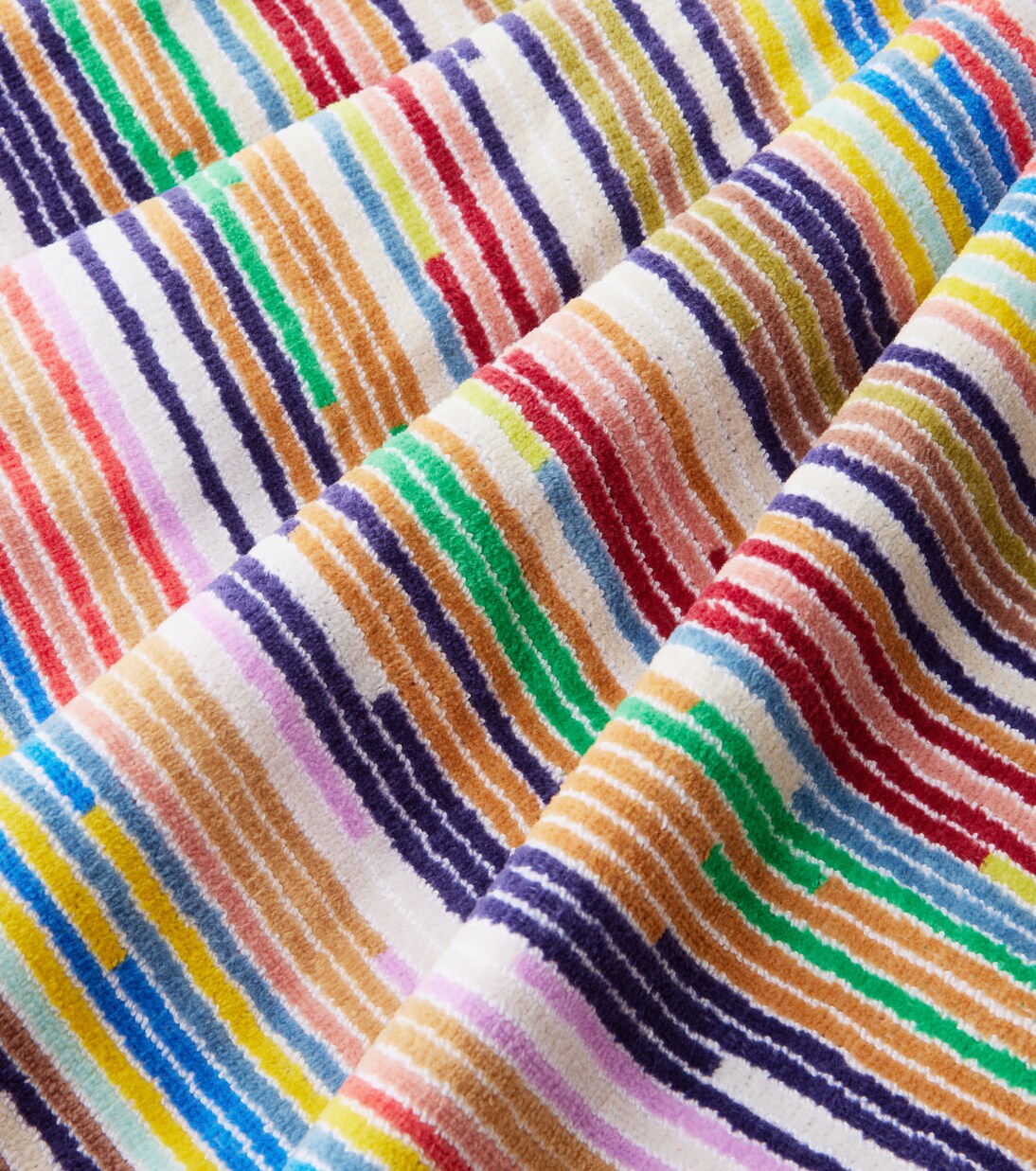 Melody set of 2 striped terry towels | Missoni