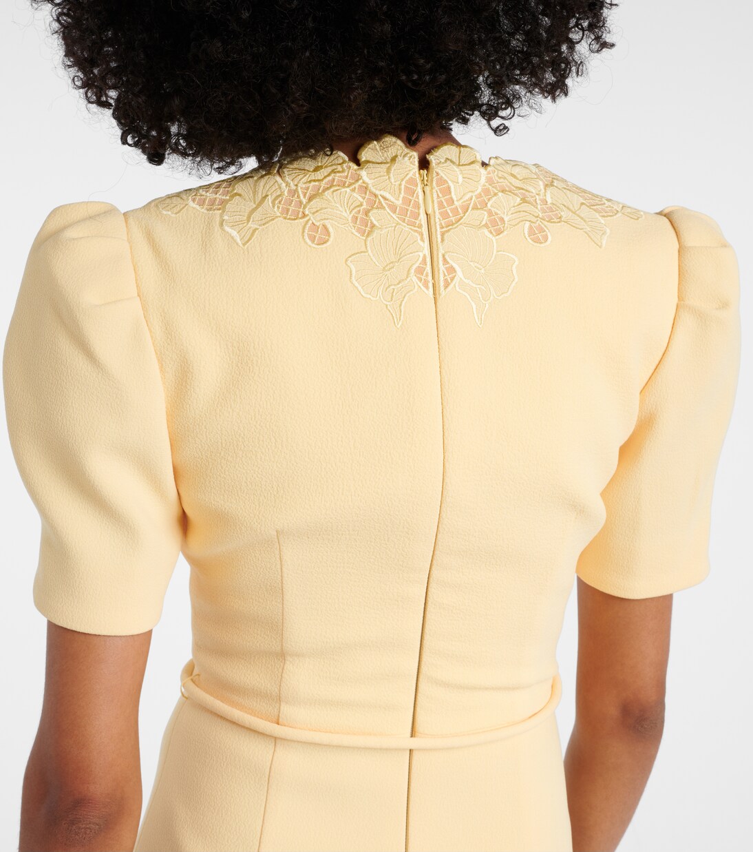 Robe Lulu en crêpe à dentelle | Rebecca Vallance