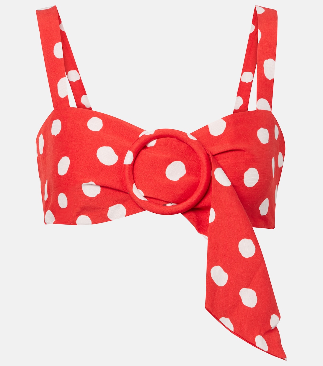 Polka-dot crop top | Adriana Degreas