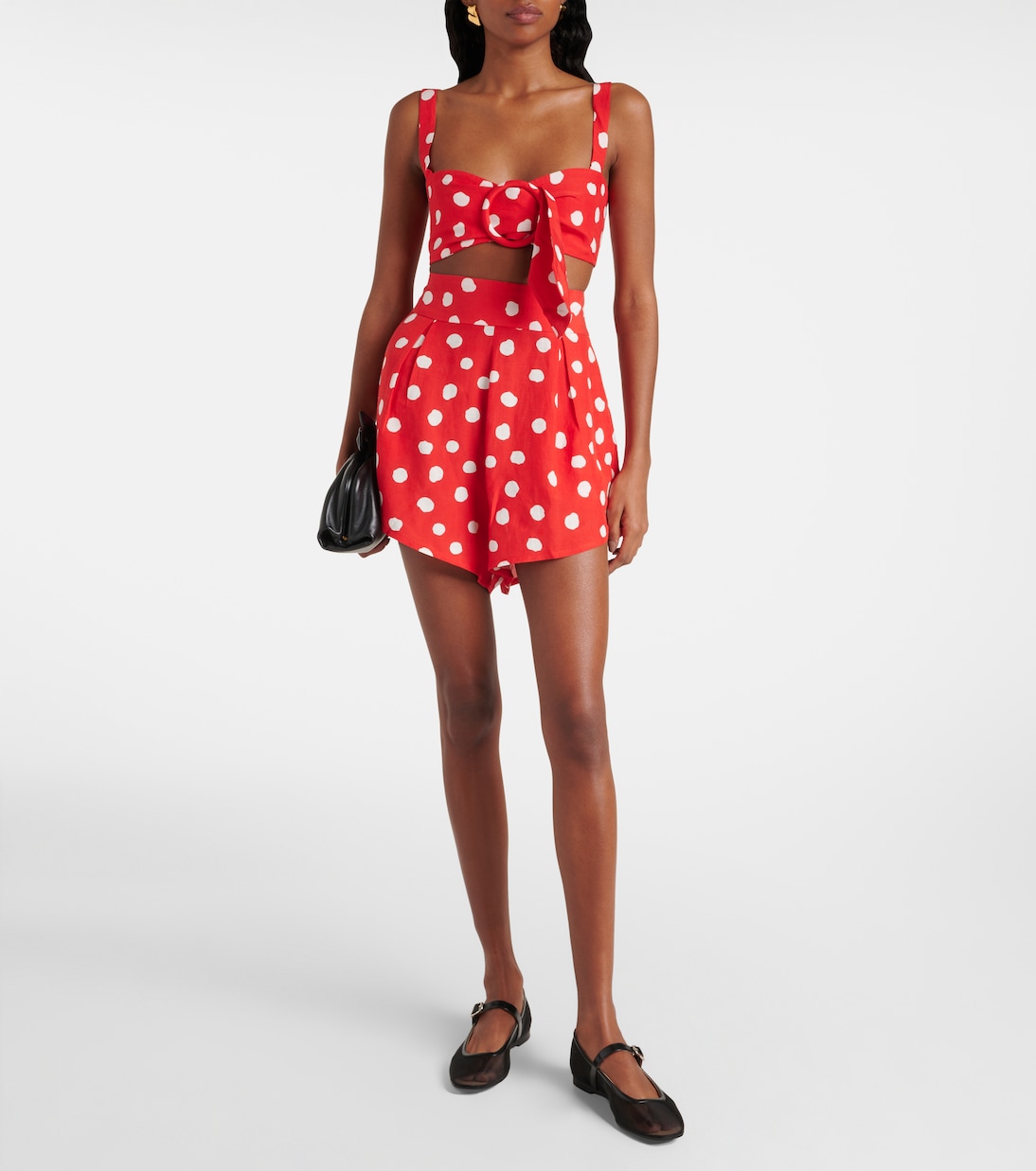 Polka-dot crop top | Adriana Degreas