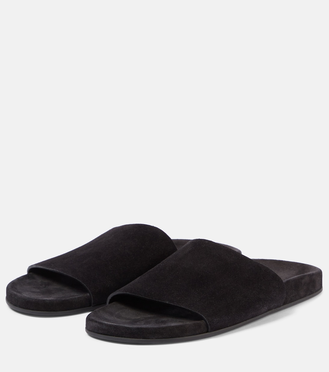 Hugh suede slides | The Row