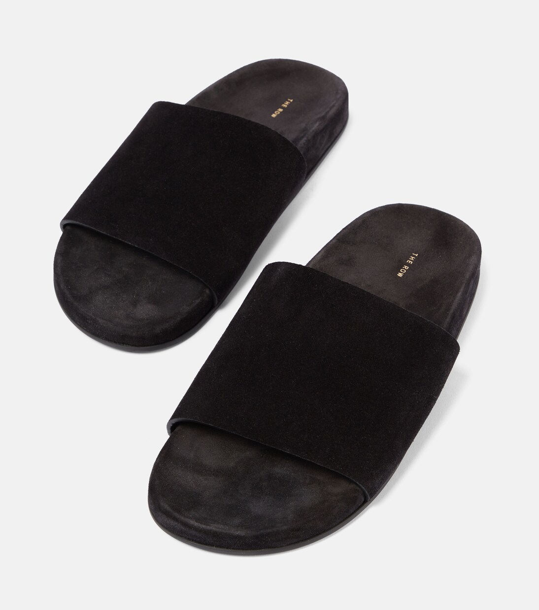 Hugh suede slides | The Row