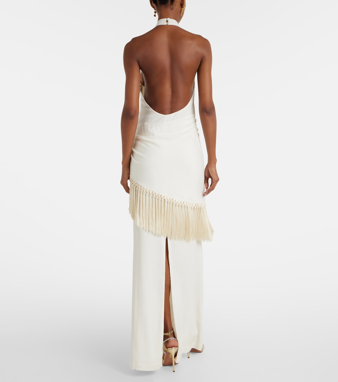 Robe longue Meteora en crêpe | Taller Marmo