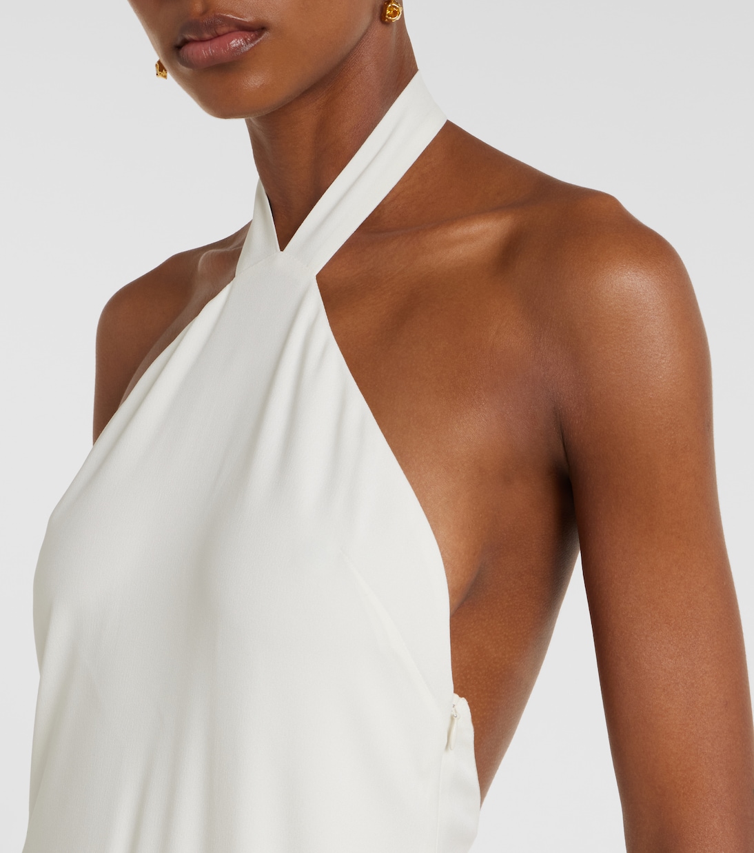 Robe longue Meteora en crêpe | Taller Marmo