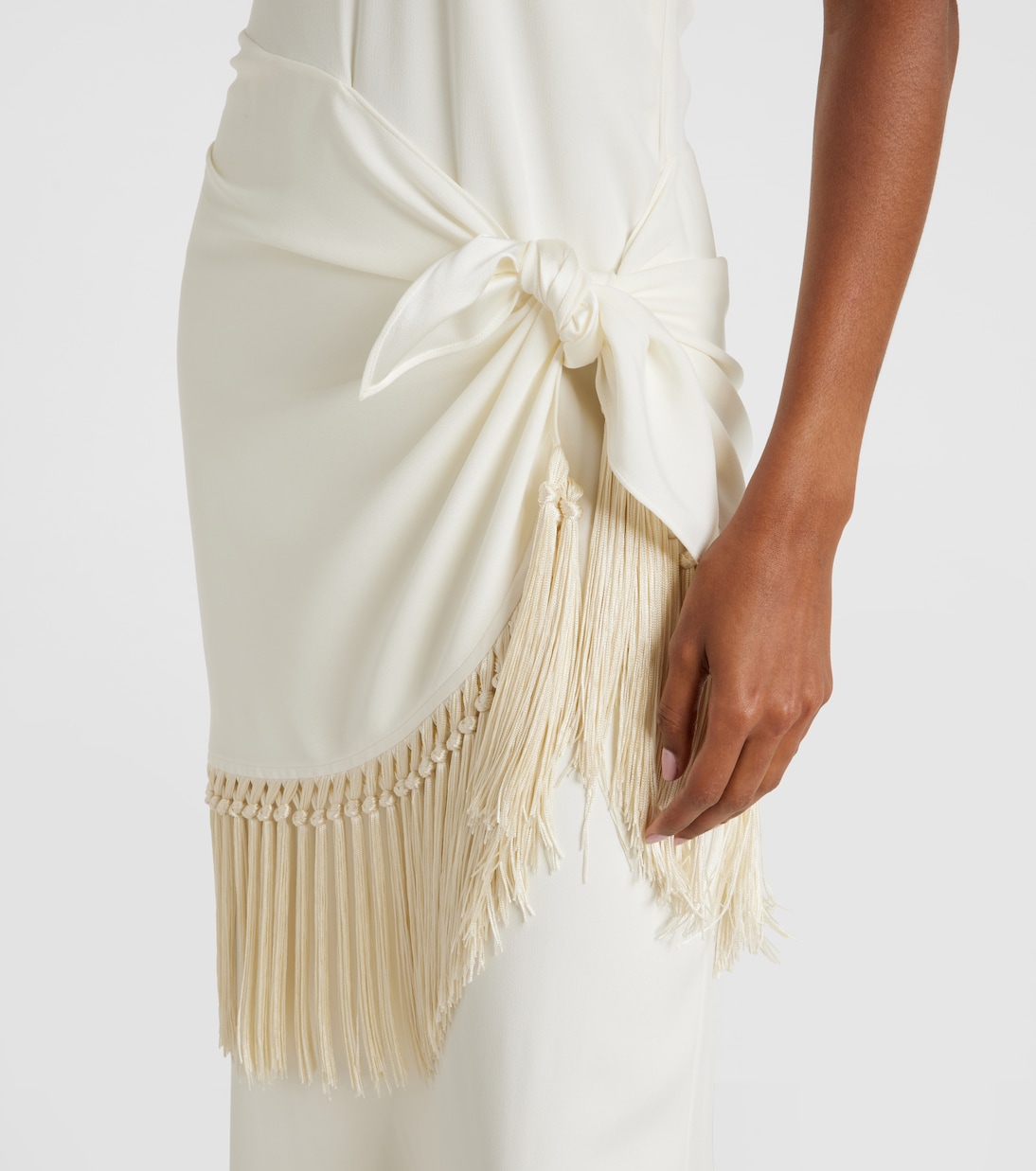 Robe longue Meteora en crêpe | Taller Marmo