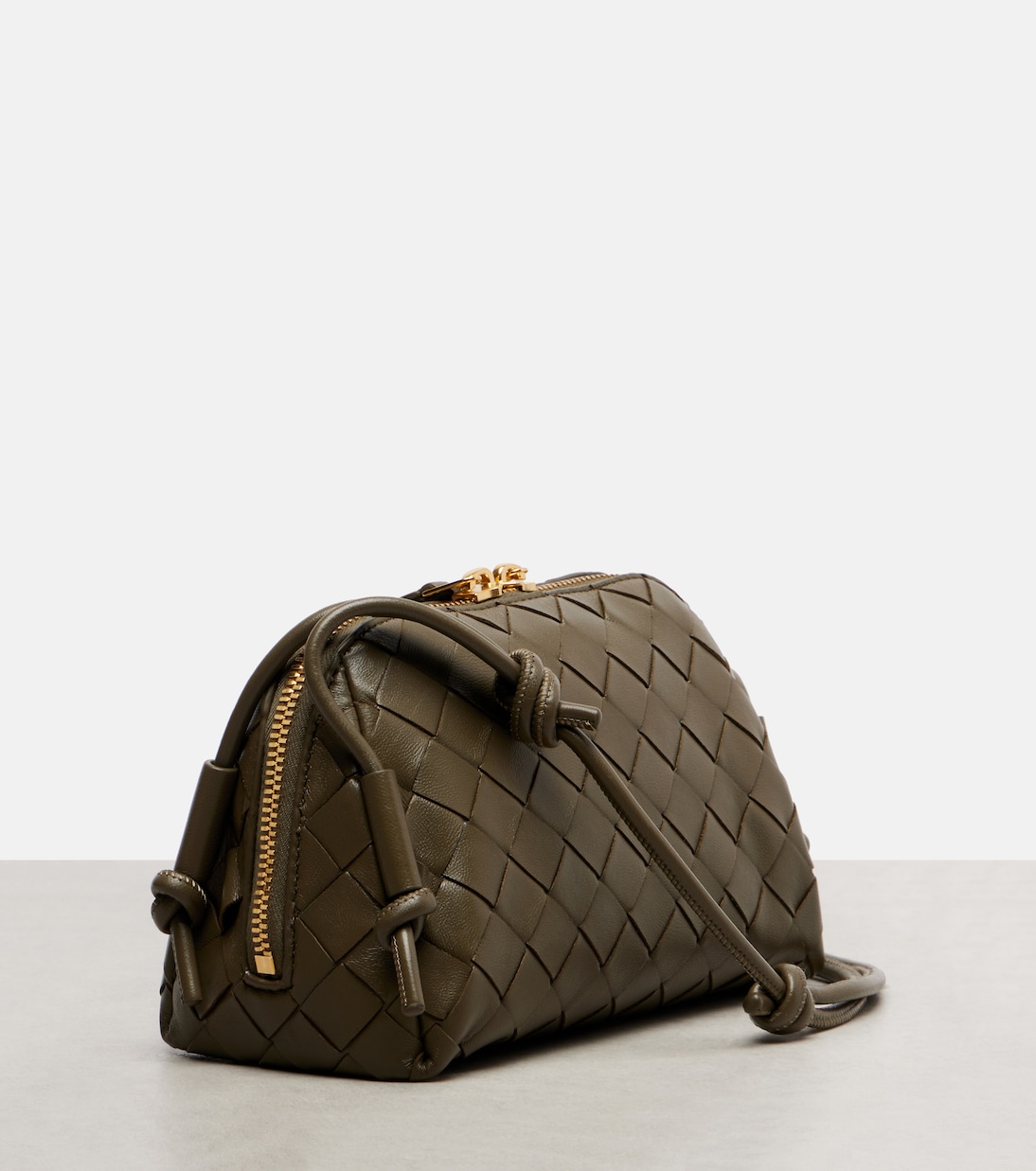 Concert leather crossbody bag | Bottega Veneta