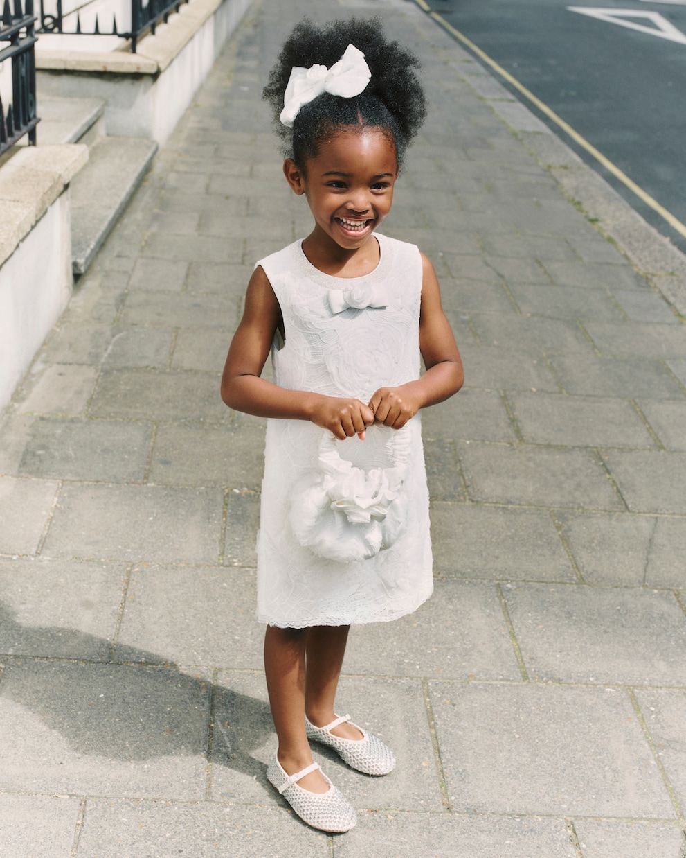 Kleid aus Spitze mit Zierperlen | Self-Portrait Kids