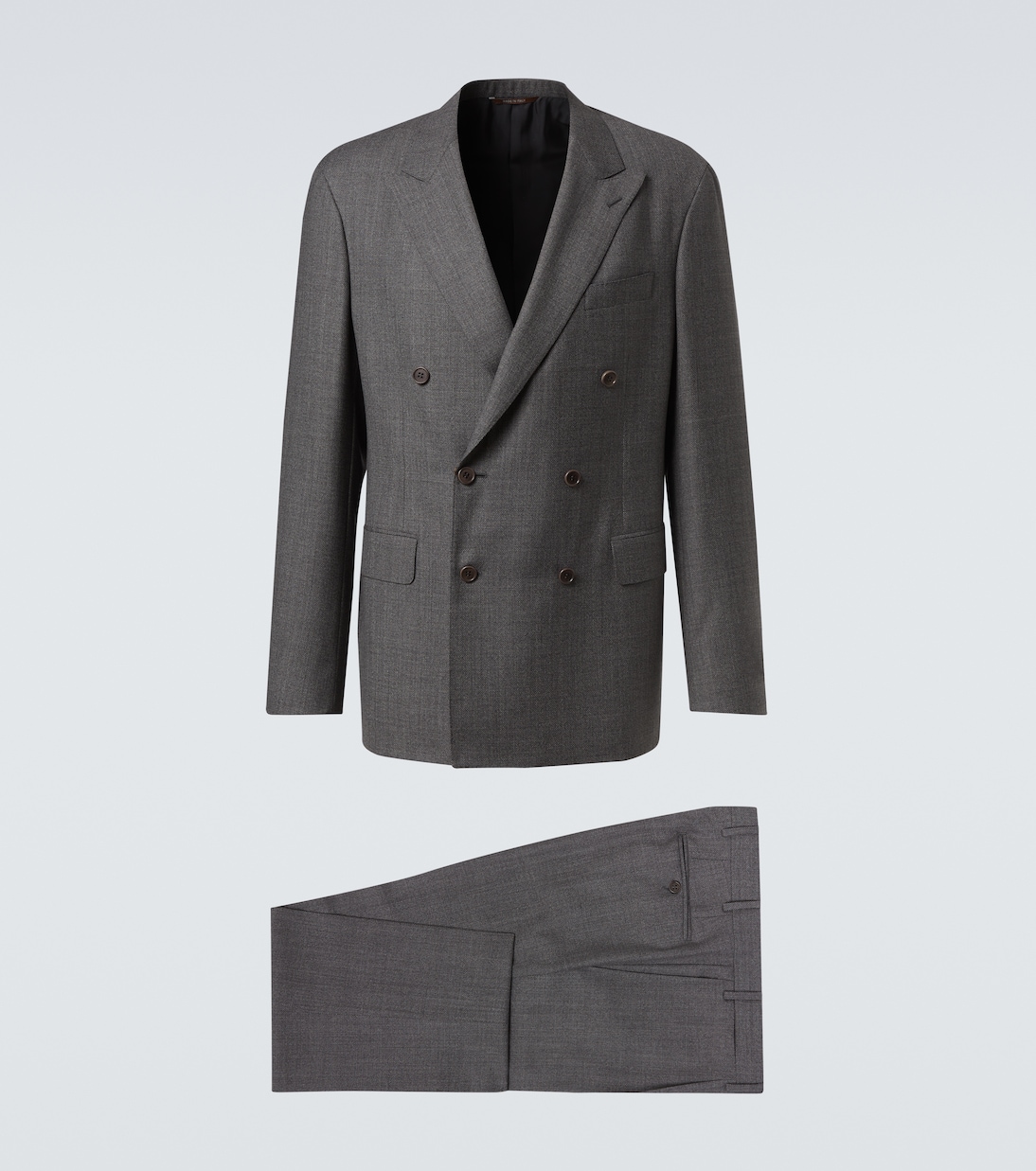 Double-breasted wool suit | Canali