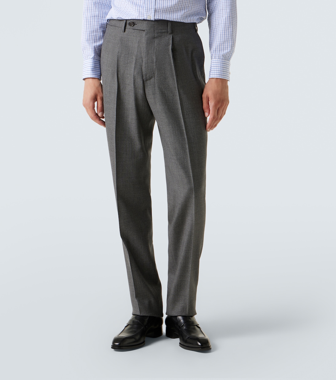 Double-breasted wool suit | Canali