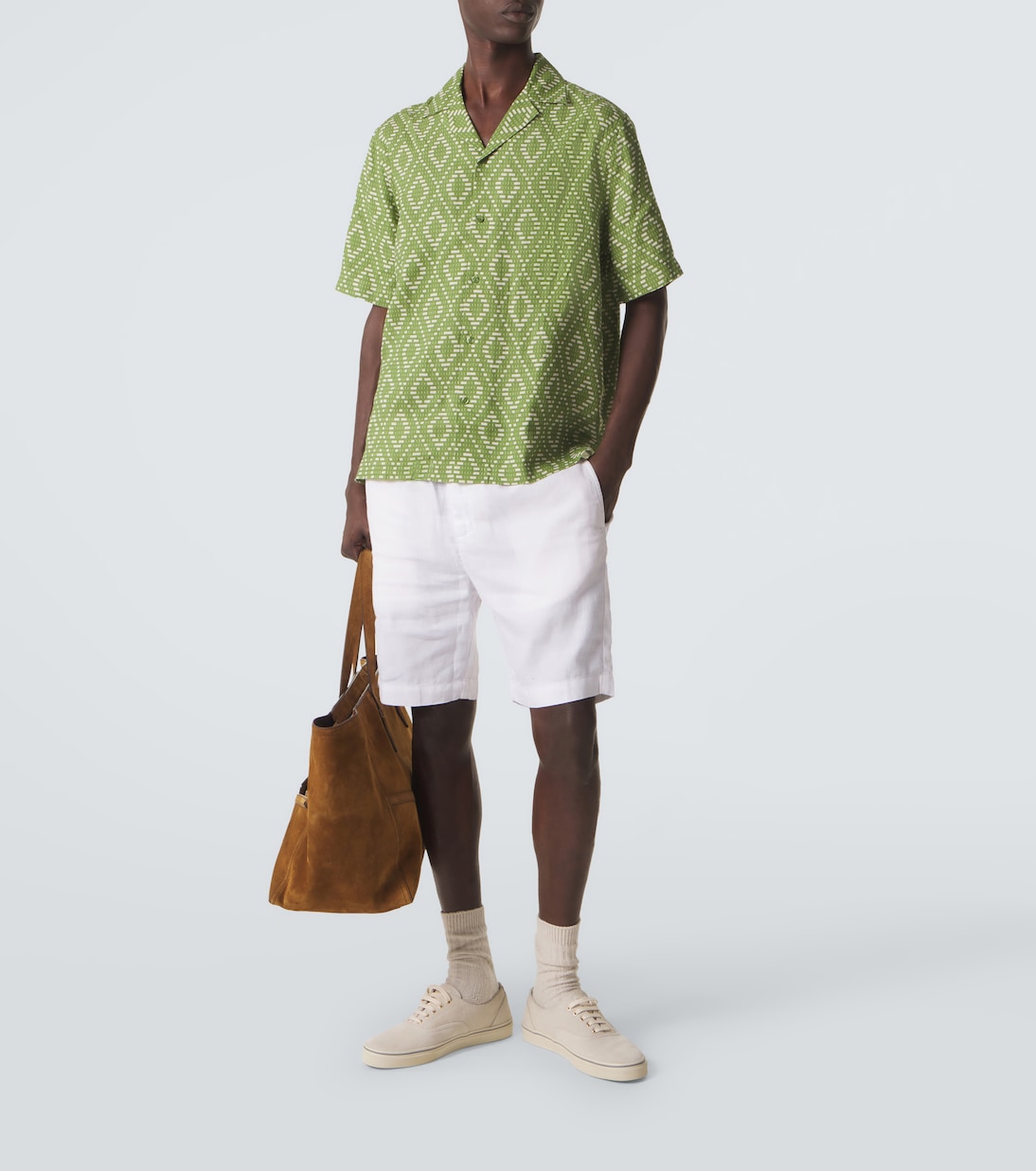 Bedrucktes Hemd Roberto aus Leinen | Frescobol Carioca