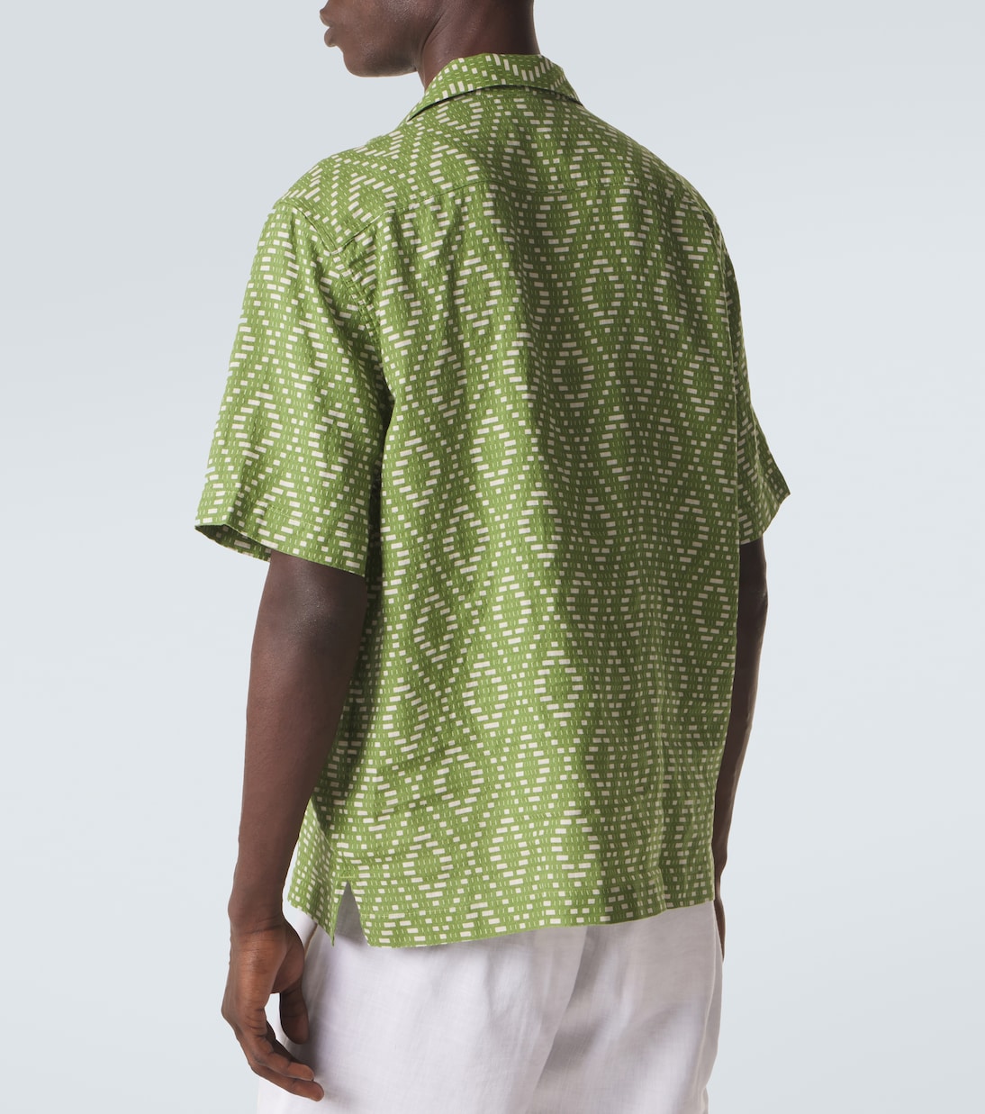 Bedrucktes Hemd Roberto aus Leinen | Frescobol Carioca