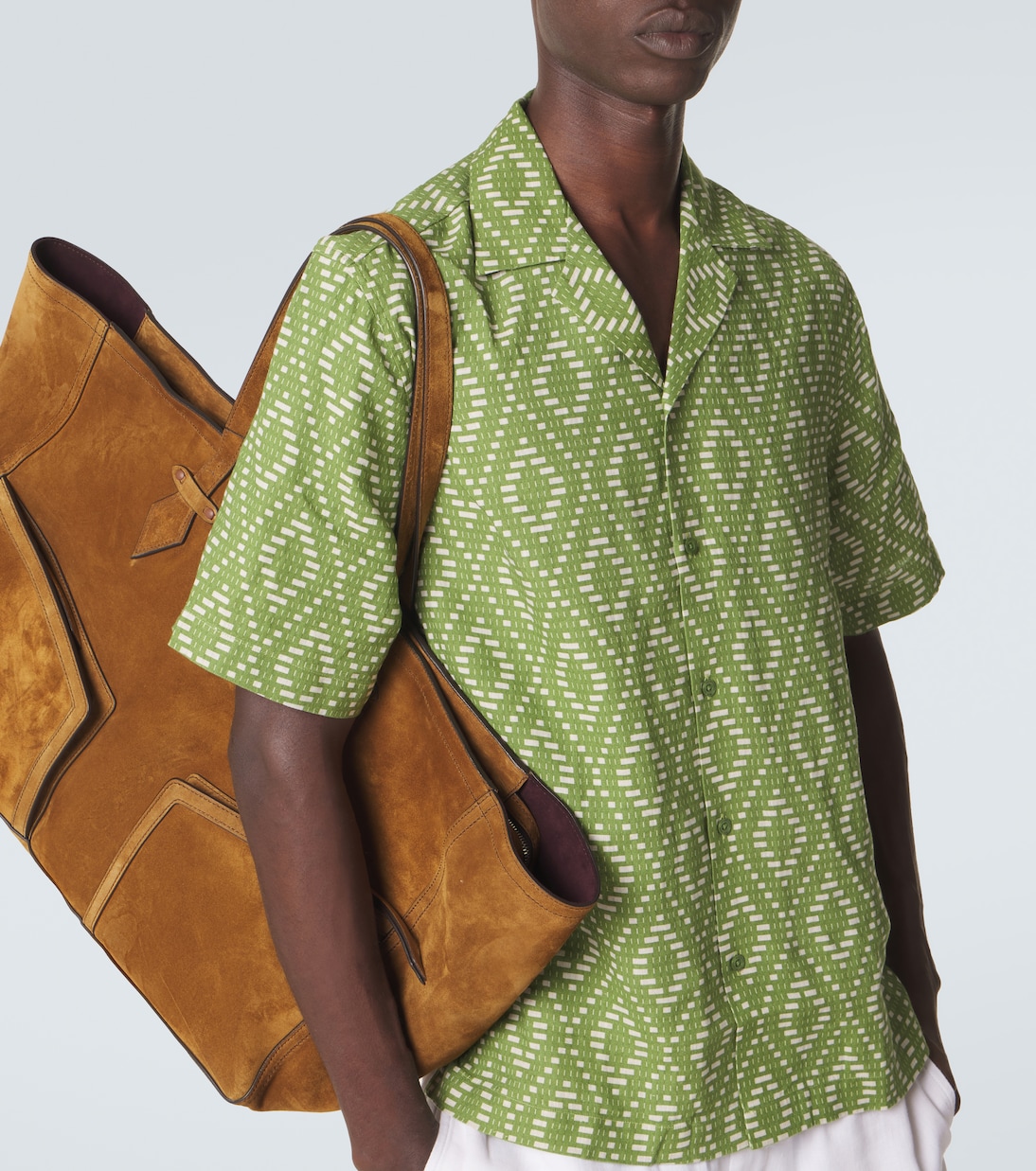 Bedrucktes Hemd Roberto aus Leinen | Frescobol Carioca