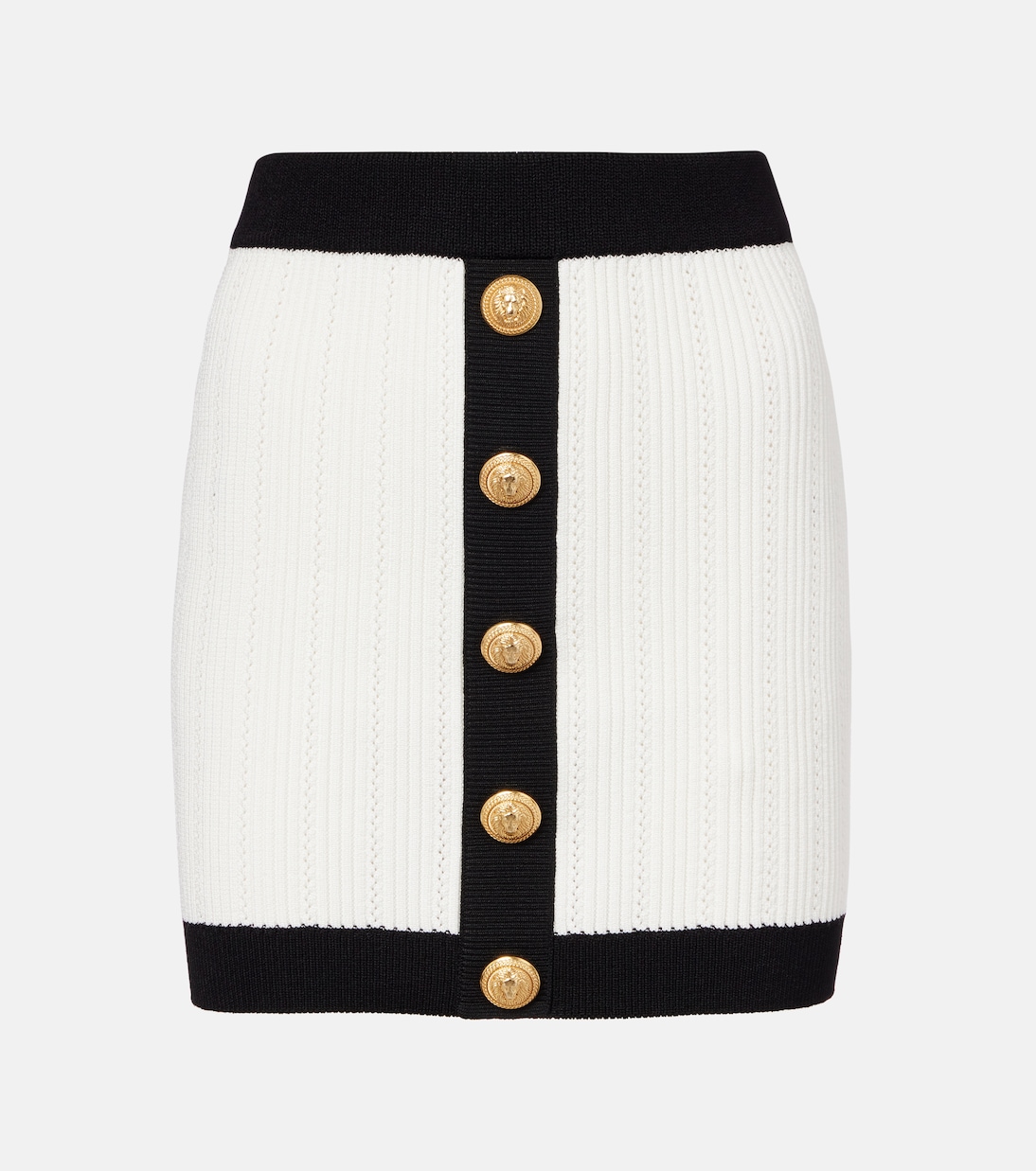 Minirock aus Rippstrick | Balmain