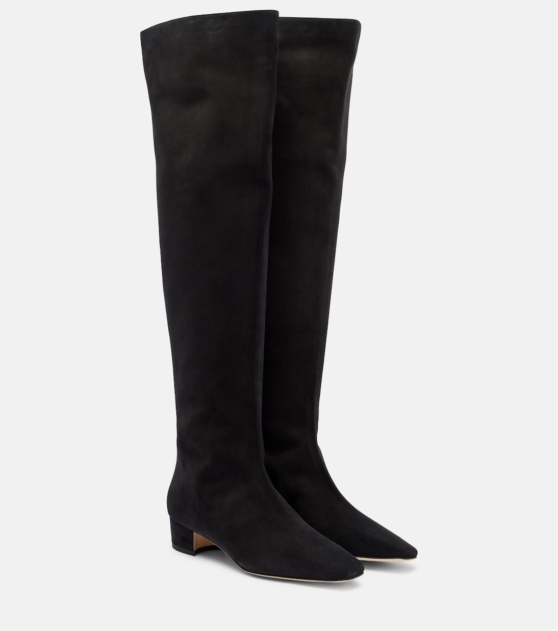 Gore suede over-the-knee boots | Manolo Blahnik