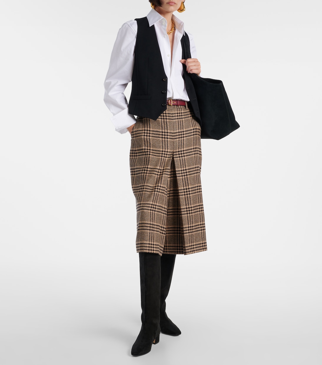 Gore suede over-the-knee boots | Manolo Blahnik